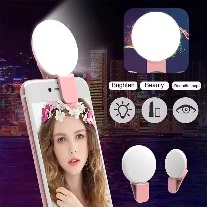 Lighting Visual - Портативная мини-светодиодная кольцевая лампа для селфи