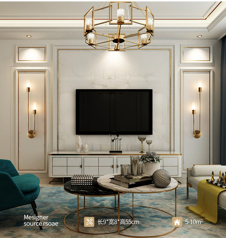 # Ретро-подсветка для гостиной – обзор и цена Up Lighting Decor