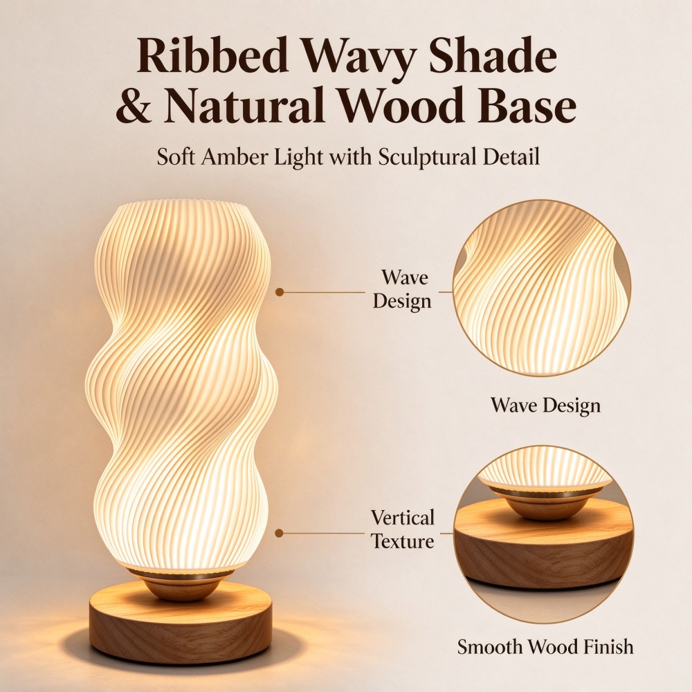Ночник с 3D-печатью, имитирующ – обзор и цена Lighting Decor Bedroom