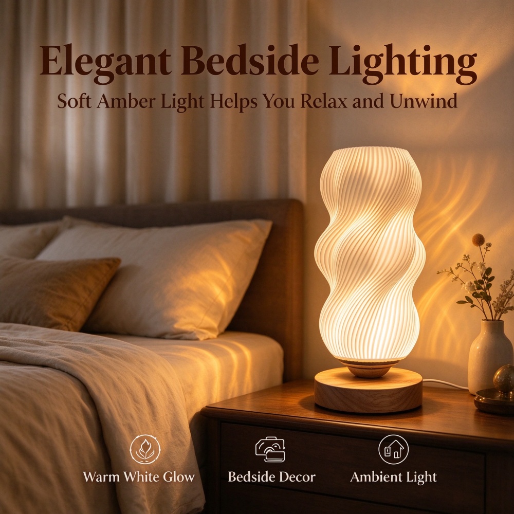 Ночник с 3D-печатью, имитирующ – обзор и цена Lighting Decor Bedroom