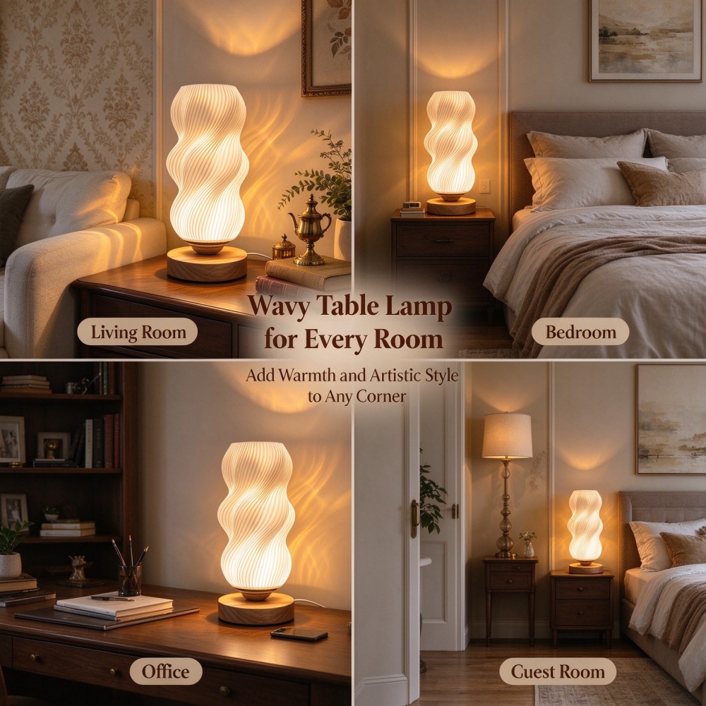 Ночник с 3D-печатью, имитирующ – обзор и цена Lighting Decor Bedroom
